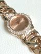 Akzent Damenuhr Rosé Gold Mit Strass,  Elegant Armbanduhren Bild 3
