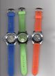 Goer Automatik Armband Uhr Mit Silikonband In Blau Oder Orange Armbanduhren Bild 3