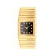 Armbanduhr Piaget Gelbgold Polo 18kt Quarz Uhr Ziffernblatt Schwarz Diamant Armbanduhren Bild 1