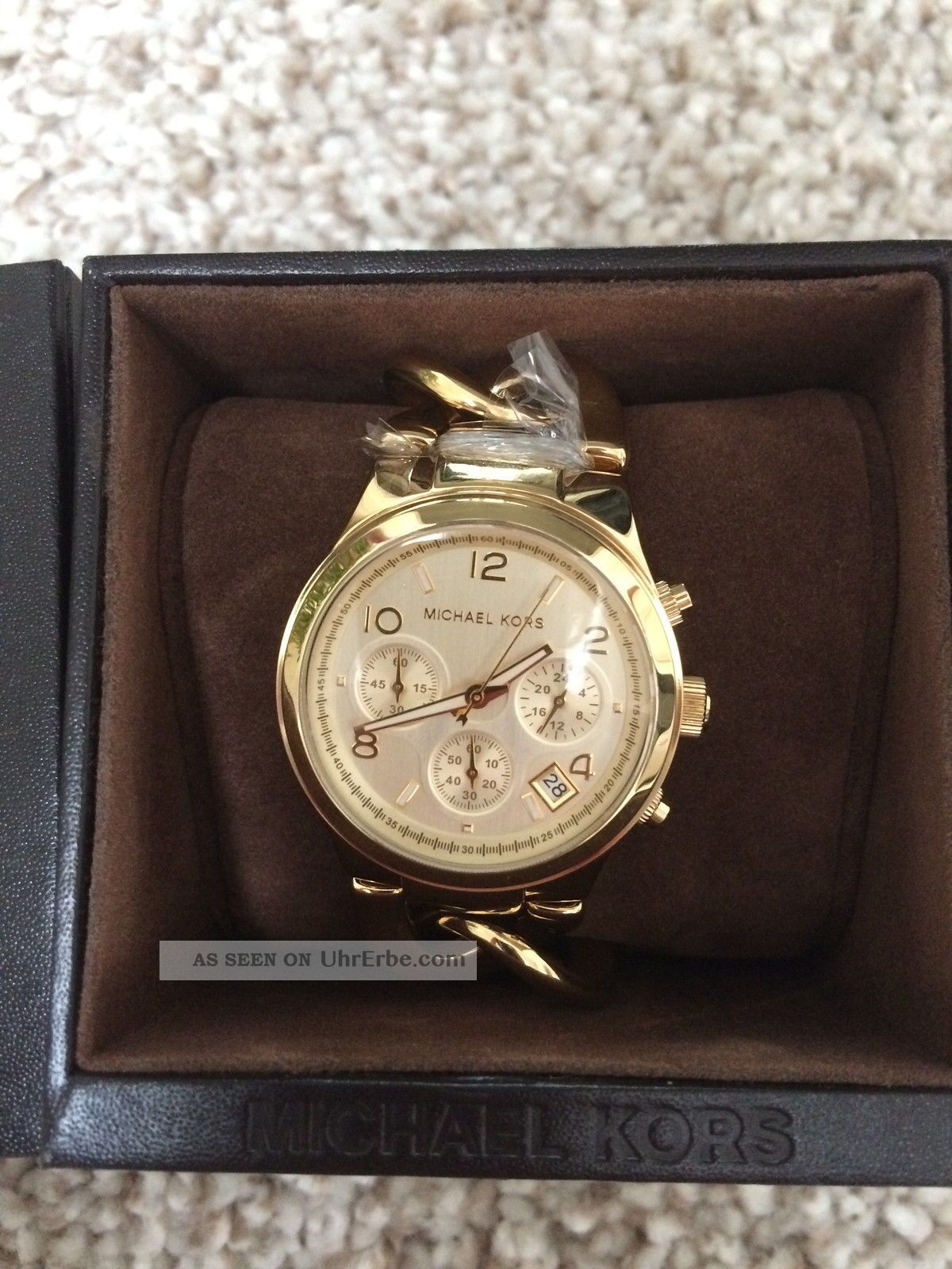 Michael Kors Mk3131 Damenuhr Vergoldet Armbanduhr Uvp 199€ Armbanduhren Bild