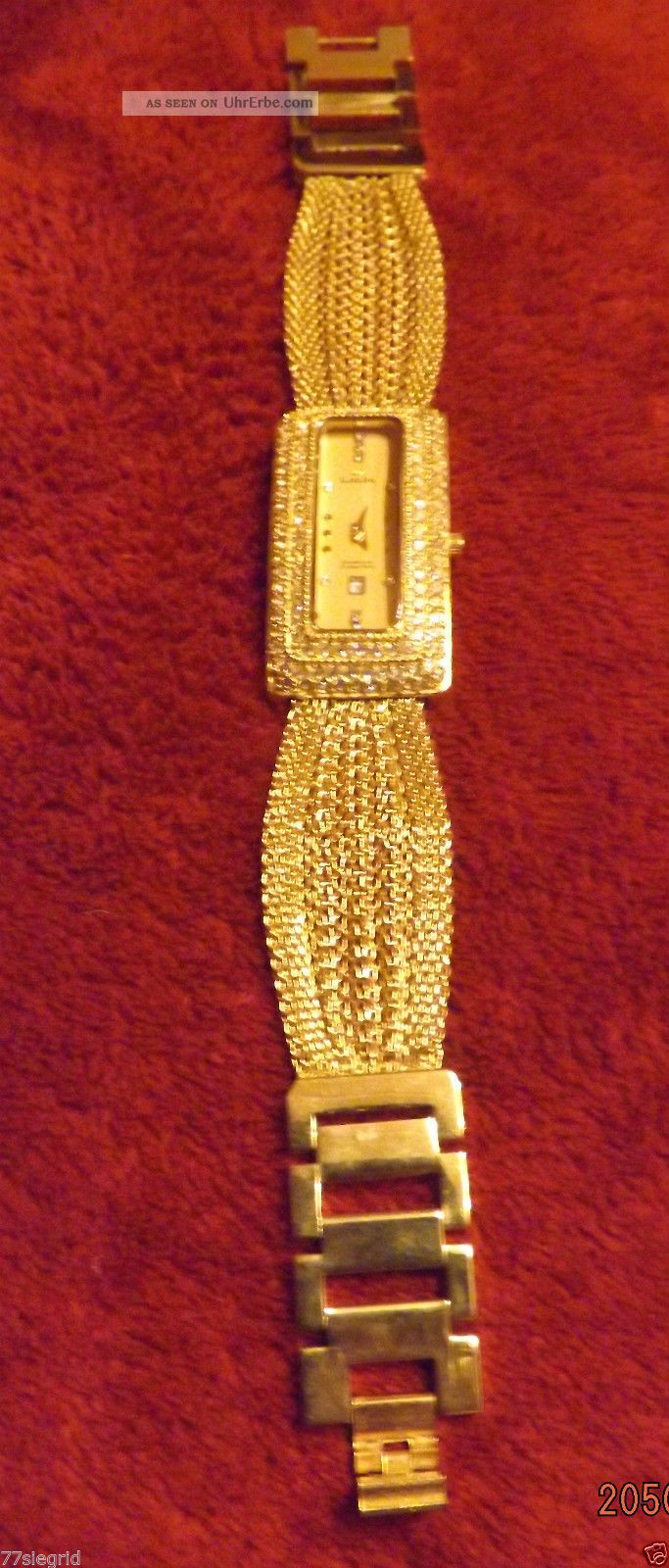 Laurine Damenuhr 18k Vergoldet Quarz Armbanduhren Bild