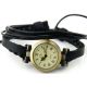 Moderne Frauen Armbanduhren Quarz Watches Kunstleder - Band Retro Mini Mädchen Armbanduhren Bild 1