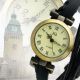 Moderne Frauen Armbanduhren Quarz Watches Kunstleder - Band Retro Mini Mädchen Armbanduhren Bild 4