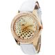 Neue Damenuhren Watch Leopard Kristall Analog Quarz Armbanduhr Analog Kunstleder Armbanduhren Bild 10