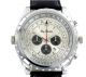 Herren Armbanduhr Xxl Chrono Look Lederarmband Datumsanzeige Lederuhr Uhr 1611 Armbanduhren Bild 1