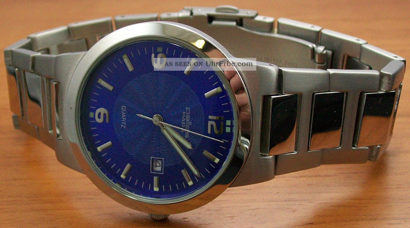 Pallas 1226.  40.  94 Herrenuhr Stahl Metallband Uhr Armbanduhren Bild