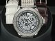 Herren Ice Mania Jojino Joe Rodeo Diamand Uhr 6 Reihen Custom Weißes Band Im3016 Armbanduhren Bild 10
