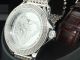 Herren Ice Mania Jojino Joe Rodeo Diamand Uhr 6 Reihen Custom Weißes Band Im3016 Armbanduhren Bild 12