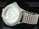 Herren Ice Mania Jojino Joe Rodeo Diamand Uhr 6 Reihen Custom Weißes Band Im3016 Armbanduhren Bild 14