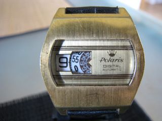 Polaris Swiis Made / Springende Stunde - Automatik - Herstellung: 1975 Schweiz Bild