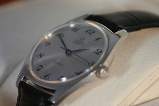 Omega Geneve Automatik Uhrwerk Herren Armband Uhr Swiss Made Bild