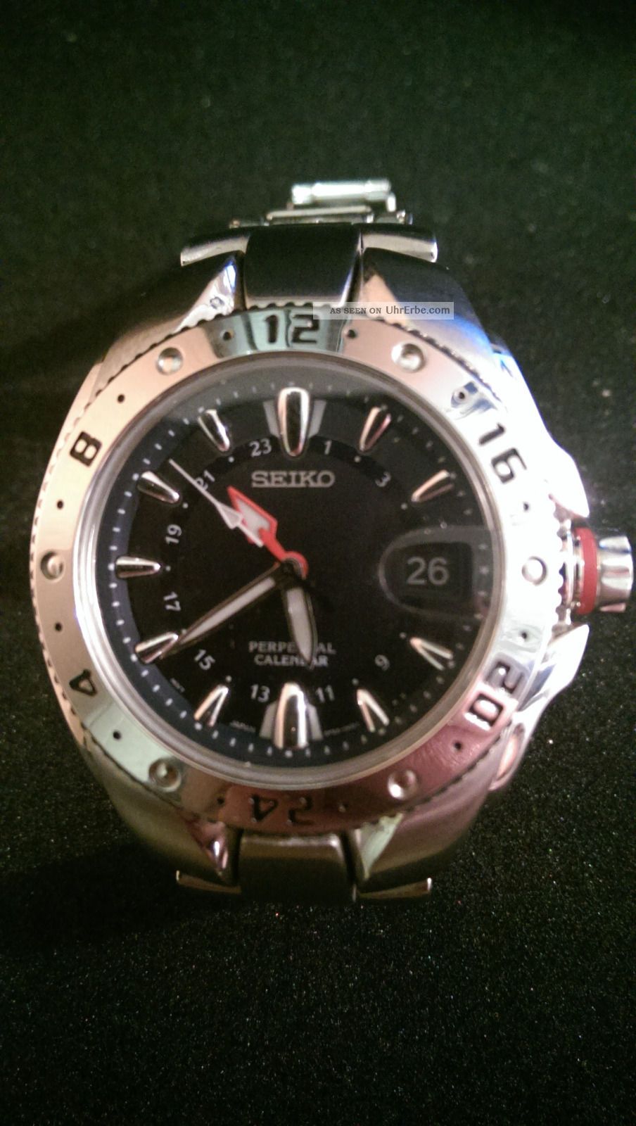 Seiko Perpetual Calendar Gmt 8f56 0020