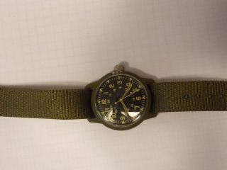 Westclox U.  S.  Wrist Watch General Purpose Dec.  1972 Bild