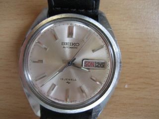 Seiko Automatic Automatik Armbanduhr Mod.  7006 - 8080r 19 Jewels 1972 Vintage Bild