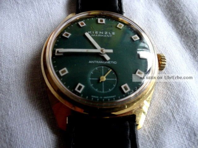 Herren Armbanduhr Kienzle Markant - Handaufzug - Grün,  Sehr Selten Armbanduhren Bild