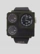 Diesel Herrenuhr / Herren Uhr 3 Zeitzonen Leder Xxl Oliv Grün Schwarz Dz7248 Armbanduhren Bild 3