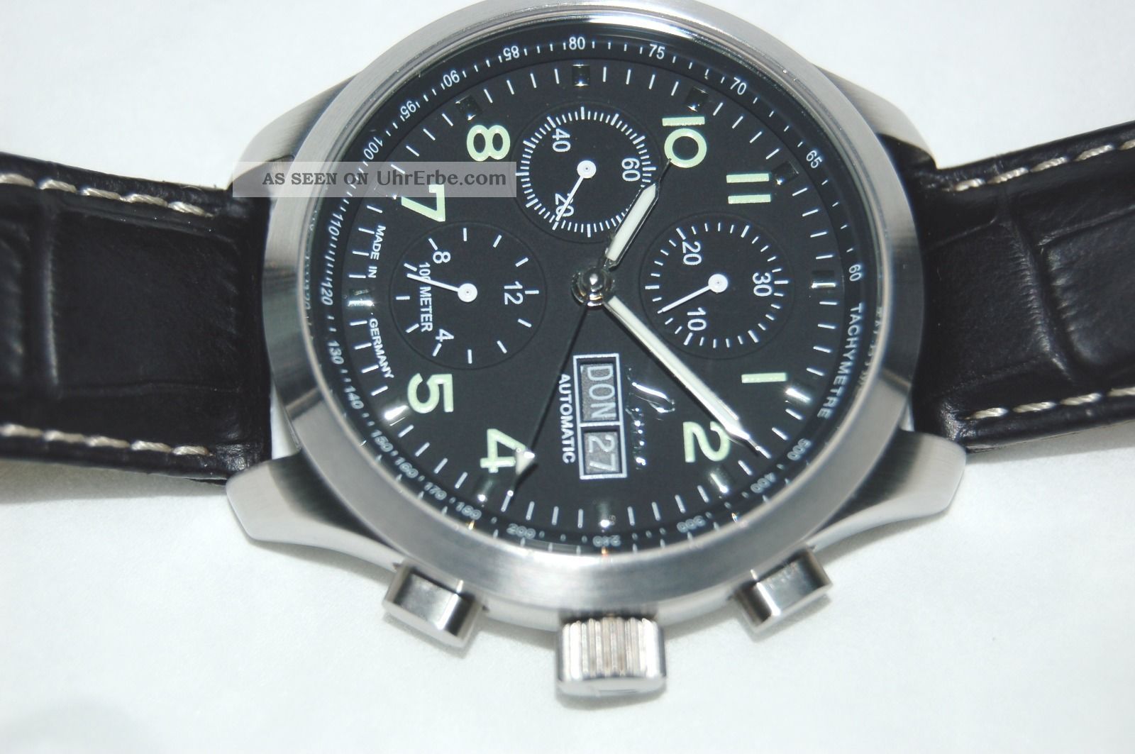 Laco Herrenuhr Mechan.  Chronograph Valj.  7750 Limited Edition Automatik 10 Bar Armbanduhren Bild