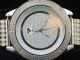 Herren,  Ice Mania Jojino Joe Rodeo Diamant Uhr,  6 Reihe,  Individueller Weißband Armbanduhren Bild 13