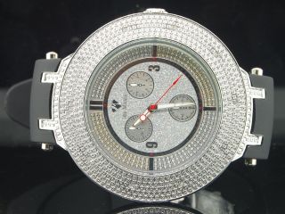 Herren Eis Manie Jojo Vereisungs Jojino Joe Rodeo Diamant Uhr Weiss Im1221 Bild