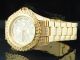 Brand Herren Bling 1 Reihe Diamant - Uhr Joe Rodeo Jojo Illusion Band Armbanduhren Bild 11