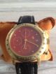 Limitierter Ferrari Chronograph 18 Kt.  Gelbgold U.  Rotem Ziffernblatt Nr.  45/50 Armbanduhren Bild 1
