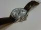 Herrenuhr Chronograph Edelstahl Xl Xxl Datum Stoppfunktion Silber/weiß Top Armbanduhren Bild 4