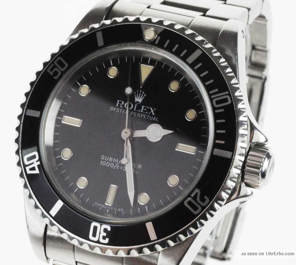 Rolex Submariner Herren Stahl Chronometer Ref 14060 No Date Aus 1989/1990 Armbanduhren Bild
