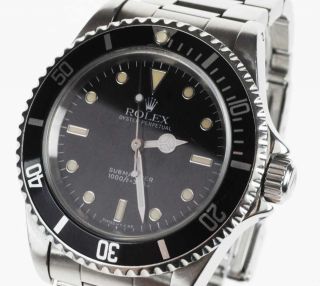 Rolex Submariner Herren Stahl Chronometer Ref 14060 No Date Aus 1989/1990 Bild