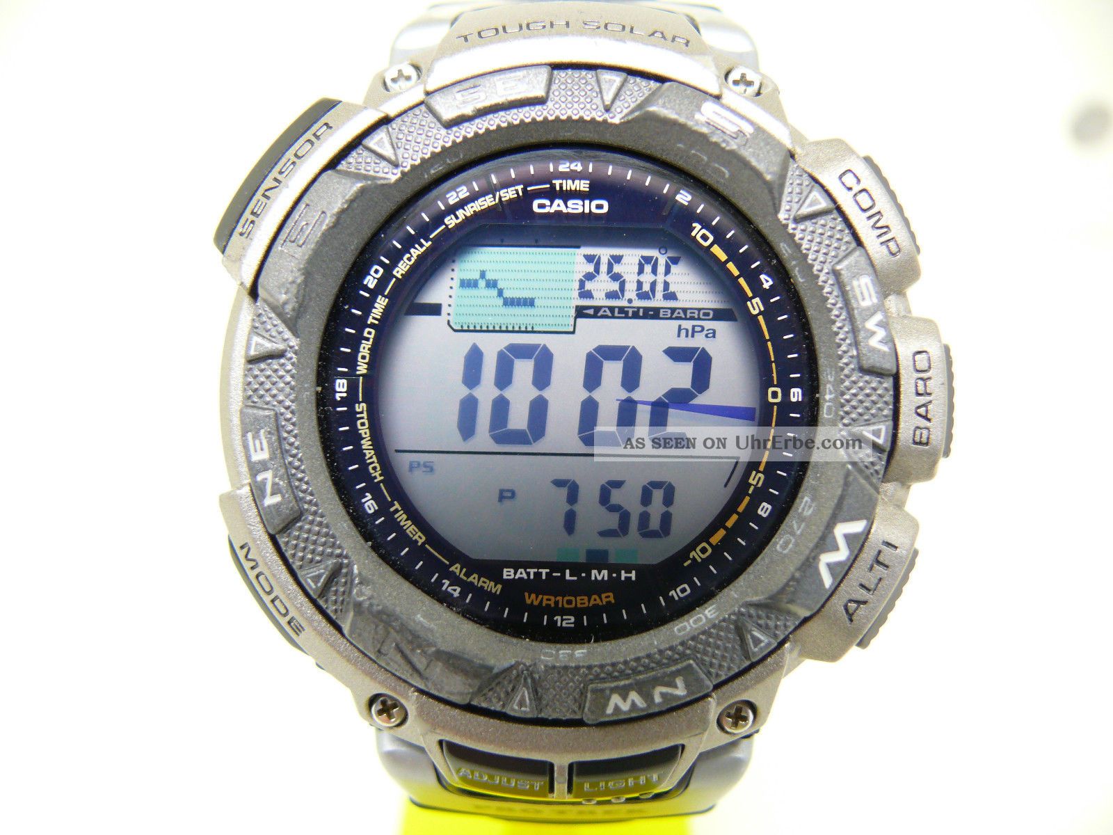 Casio Protrek Prg 240t 3246 Compass Thermoalti Barometer Solar Herren