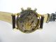 Herrenuhr Ebf Chronograph Handaufzug Cal.  7730,  Vergoldet Armbanduhren Bild 6