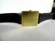 Herrenuhr,  Iwc Handaufzug Massiv Gold 14k/585 Läuft Einwandfrei Armbanduhren Bild 4