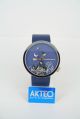 Akteo Uhr - Hexe - Serie Lebensfreude Quarzwerk Mineralglas Analog Edelstahl Blau Armbanduhren Bild 2