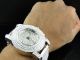 Kc Joe Rodeo Techno Iced Out Herren Weiß Goldende Diamant Uhren Armbanduhren Bild 4