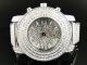 Kc Joe Rodeo Techno Iced Out Herren Weiß Goldende Diamant Uhren Armbanduhren Bild 6