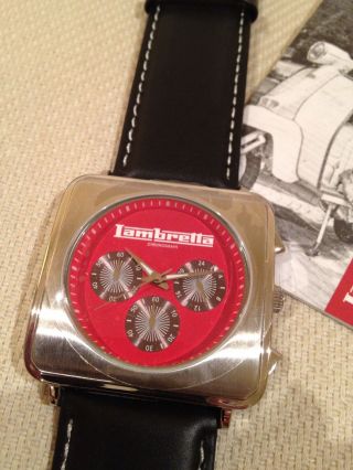 Lambretta Gassola Uhr Rot Und Selten Bild