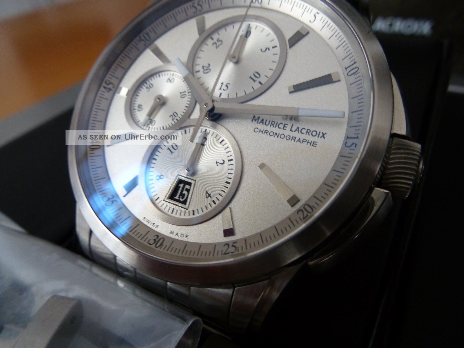 Maurice Lacroix - Pontos Automatik - Chronograph Mit,  Swiss - Made,  Wie. Armbanduhren Bild