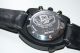 Weltraumchronograph Sinn 142 140,  Lemania 5100 Matt Schwarz Revision Armband Armbanduhren Bild 3