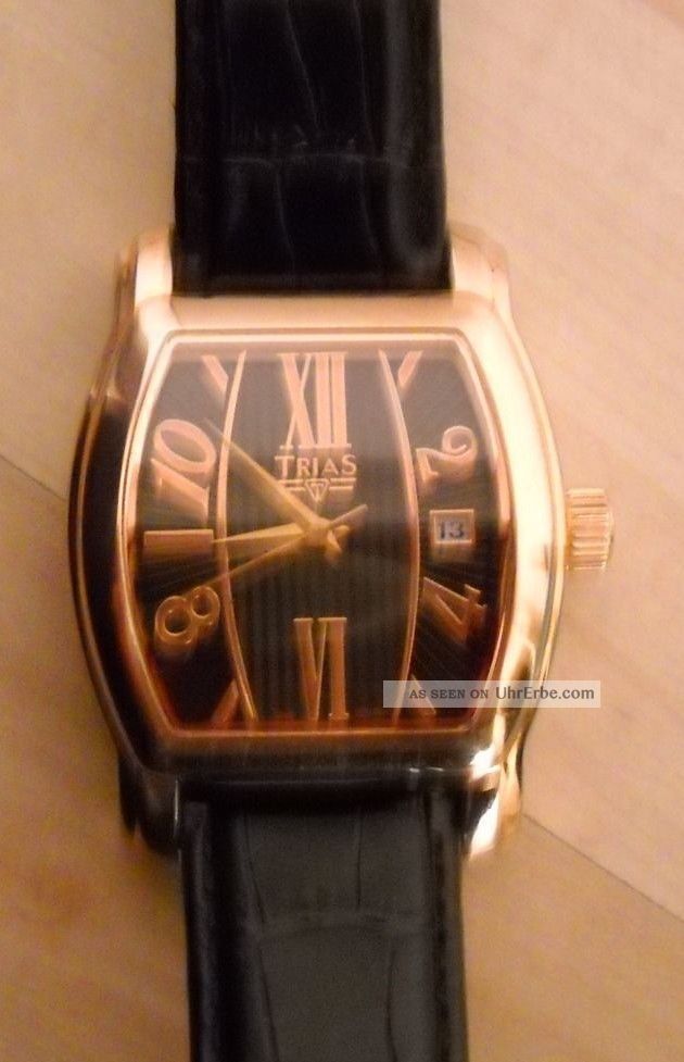 Trias Uhr - Herren - Automatik - Armband - Uhr Mit Datumsanzeige Nr.  T23258 - 190 Armbanduhren Bild