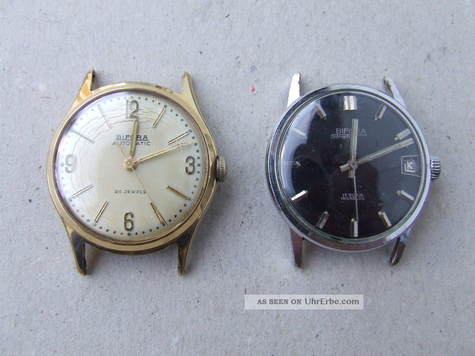 Zwei Bifora Armbanduhren - 1 X Handaufzug U.  1 X Automatik - Made In Germany Armbanduhren Bild
