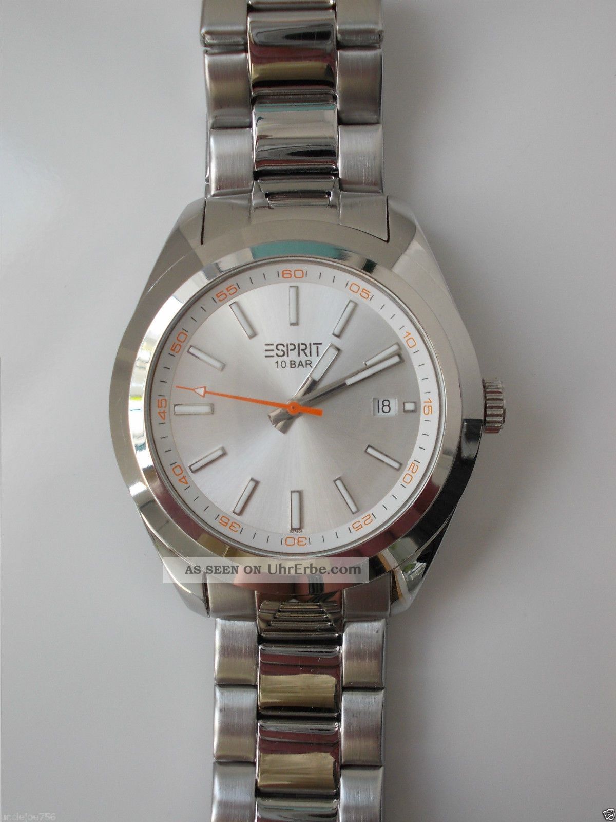 Esprit Milo Silver Armbanduhr Uhr Edelstahl Es102781 004 Armbanduhren Bild