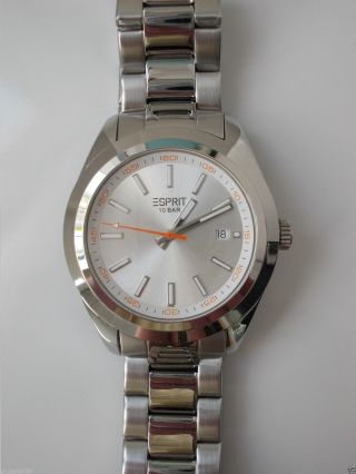 Esprit Milo Silver Armbanduhr Uhr Edelstahl Es102781 004 Bild
