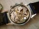 Vintage Tollet Chronograph Swiss Mech.  Hau Kal.  Landeron 48 17 Jewels 50is Armbanduhren Bild 8