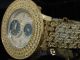 Herren Vereisungs Joe Rodeo Jojo 3 Row 4 Individuelle Lünette Diamant - Band - Uhr Armbanduhren Bild 5