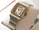 Cartier Herren Armband Uhr W200728g Santos 18k Gelb Gold / Stahl Armbanduhren Bild 3