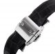 Cartier W20073x8 Santos 100 Große Herren Automatik Leder Anzug Uhr Schwarz Armbanduhren Bild 4