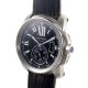 Armbanduhr Cartierw7100014 Herren Calibre 42mm Automatischer Stahl Schwarz Leder Armbanduhren Bild 1