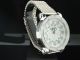 Herren Ice Mania Jojino Joe Rodeo Diamant Armbanduhr 6 - Reihige Custom Weiss Band Armbanduhren Bild 9