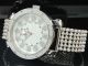 Herren Ice Mania Jojino Joe Rodeo Diamant Armbanduhr 6 - Reihige Custom Weiss Band Armbanduhren Bild 6
