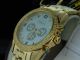 Mens Jojino Joe Rodeo.  25ct Diamant Gelben Ton Uhr Armbanduhren Bild 3