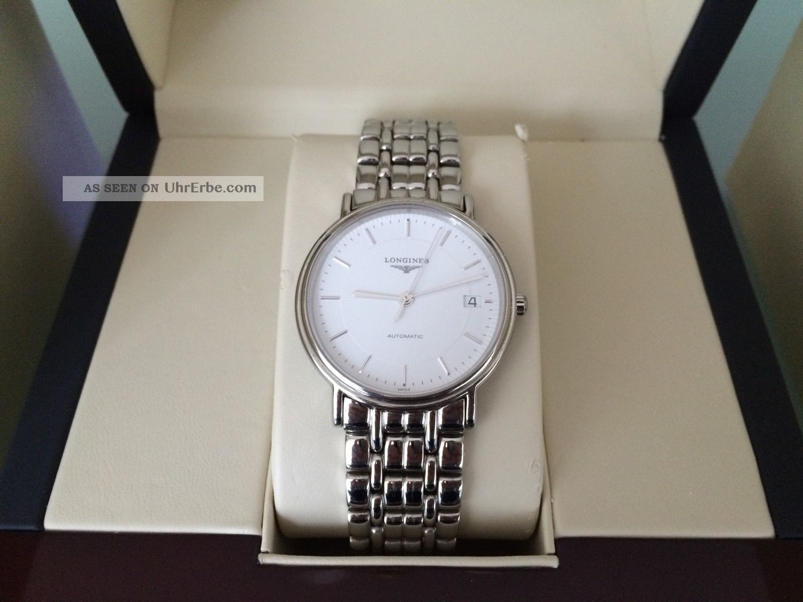Longines La Grande Classique Presence Stahl Automatik Datum Mit Box/ Papieren Armbanduhren Bild